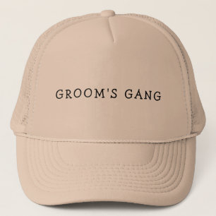 GROOM'S GANG BACHELOR TUCKER HAT TRUCKERKAPPE