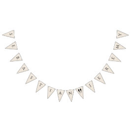 Grooms Happy Verlobung Wimpelkette