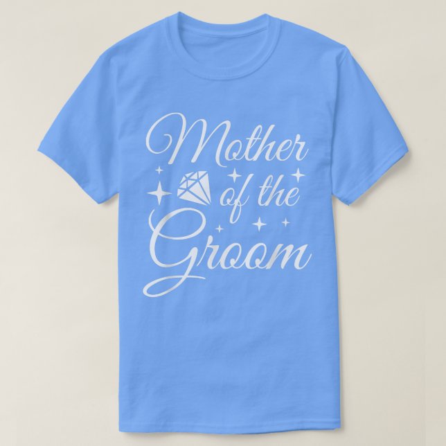 Grooms Mama Ehe Brautparty Mutter der Gr T-Shirt (Design vorne)
