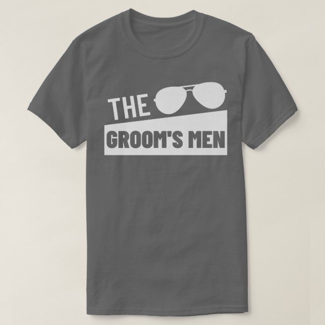 Grooms Men Wedding Party Trauzeuge Bachelor Party  T-Shirt (Design vorne)