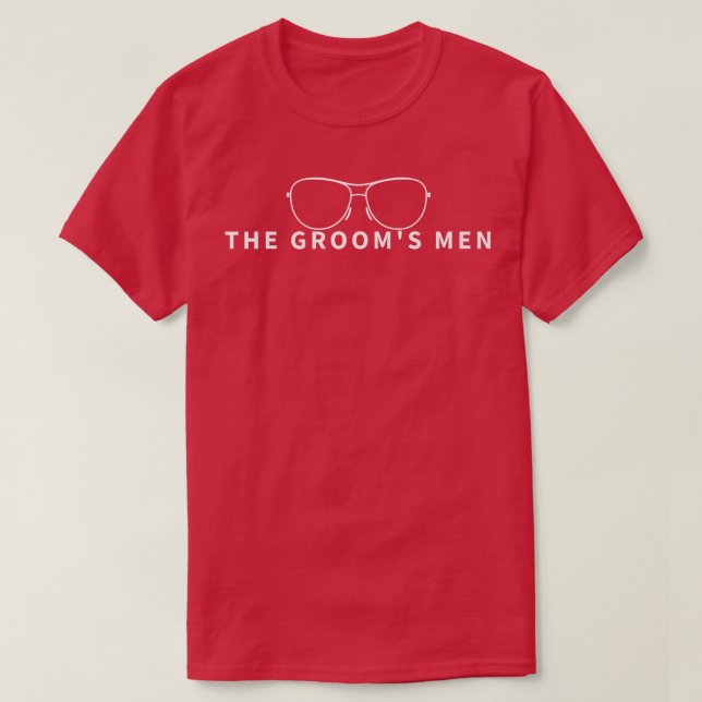 Grooms Men Wedding Party Trauzeuge Bachelor Party  T-Shirt (Design vorne)