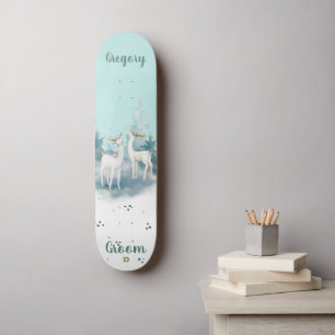 Grooms Minze mit der Marke White Deer D Skateboard