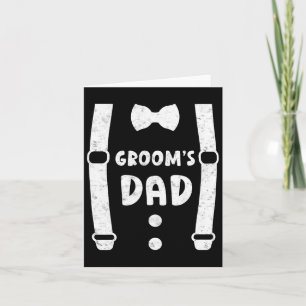Grooms Vater Vater der Groom-Funny-T-Shirt-Hochzei Karte
