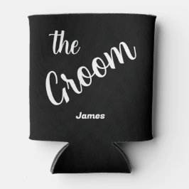 Groom's Wedding Custom Top Hat and Bow Tie Dosenkühler