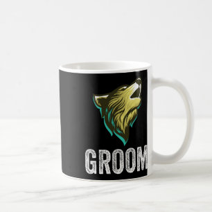 Grooms Wolf Bachelor Wedding Trauzeugen Team Party Kaffeetasse