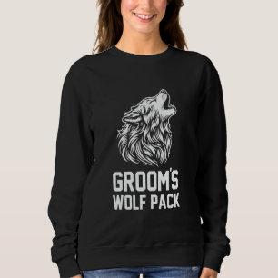 Groom's Wolf Pack Trauzeugen Bestfriends Bachelor Sweatshirt