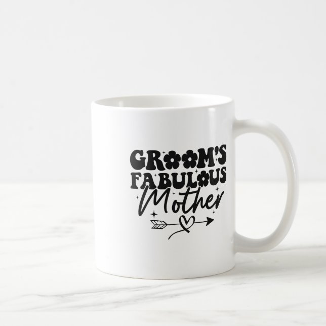 Groomsche großartige Mama der Groowy Kaffeetasse (Rechts)