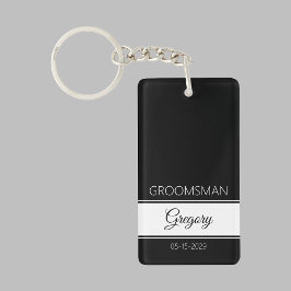 Groomsman Thank You Keychain Schlüsselanhänger