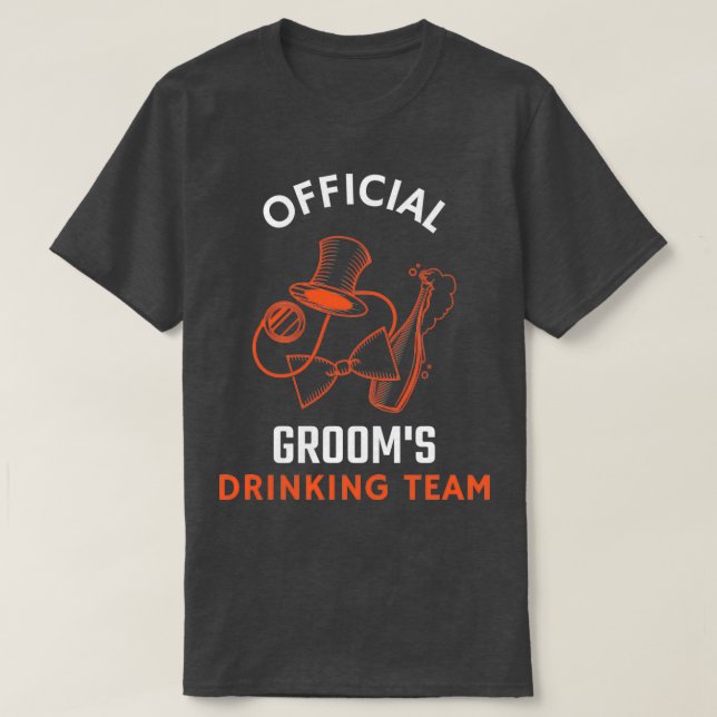Groomx27s Drinking Team 2 T-Shirt (Design vorne)