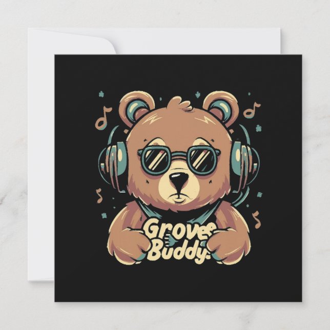 Groove Buddy Einladung (Vorderseite)