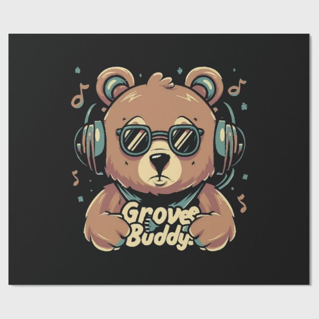 Groove Buddy Geschenkpapier (Flach)