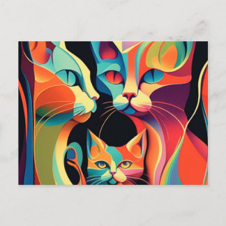 Groove Cats Postkarte