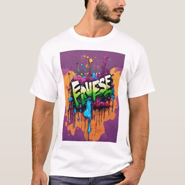 Groove Fusion Fiesta - Retro Funk Grunge Party Ban T-Shirt (Vorderseite)