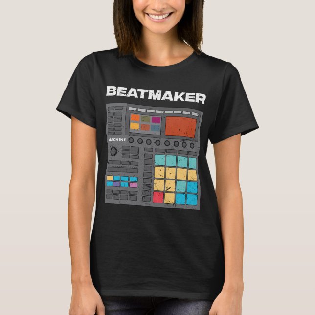Groovebox Beatmaker Sampler MIDI-Sequenzer Vintage T-Shirt (Vorderseite)