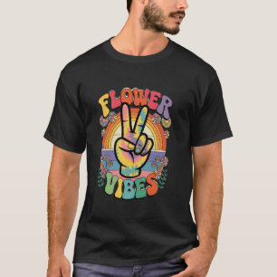 groovige Blumen-Vibes Vintage Retro grooooovy cool T-Shirt