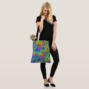 Groovige farbenfrohe Boho-Hippie-Trippy-Regenbogen