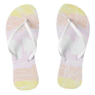 Groovige geometrische abstrakte pangender Pride-Fl Flip Flops
