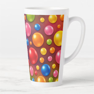 groovige Punkte Milchtasse