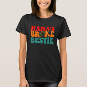 Groovige Retro-Mama s kaputte beste Freundin Vinta T-Shirt
