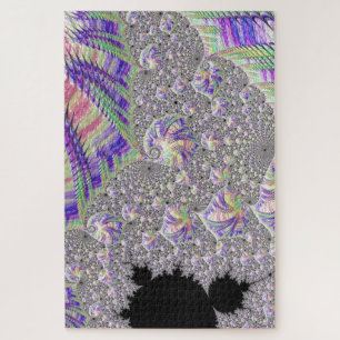Groovige trippige funky psychedelische Fraktal-Kun Puzzle