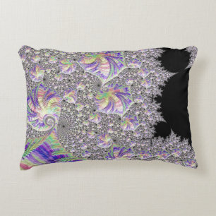 Groovige Trippy Funky psychedelische Fraktal-Kunst Dekokissen