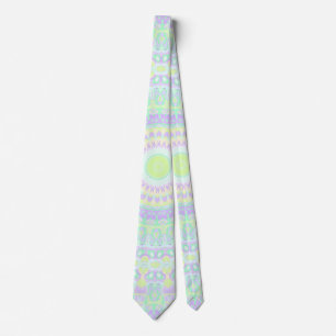 Grooviges farbenfrohes Hippie-Mandala Krawatte