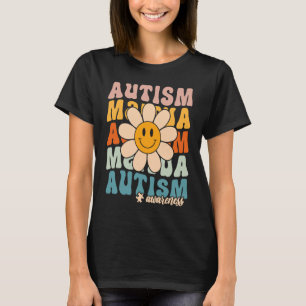 Grooviges Retro-Puzzle-Teil zum Monat der Bewussts T-Shirt