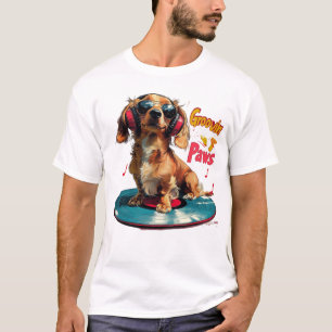 Groovin Paws - Dachshund-Musik T-Shirt