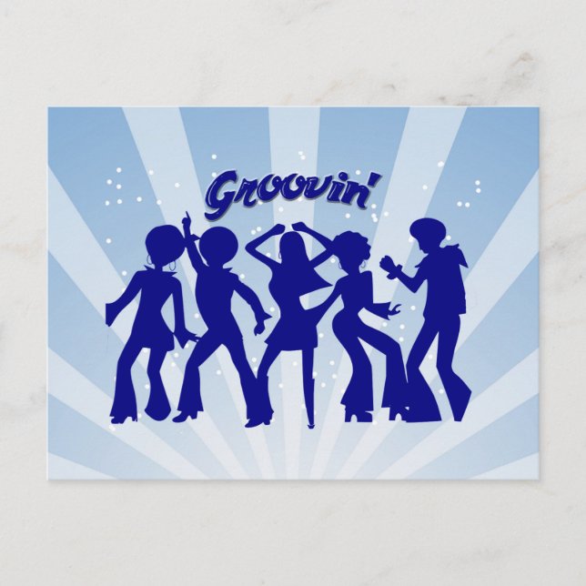 Groovin' Postkarte (Vorderseite)