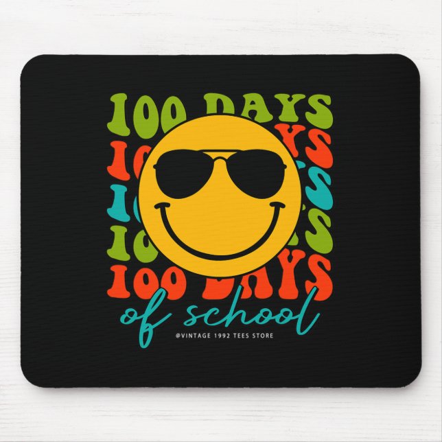 Groovy 100 Days of School Teacher Kind 100 Days Sm Mousepad (Vorne)