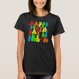 Groovy 100 Tage vor K T-Shirt Happy 100 Day of SC
