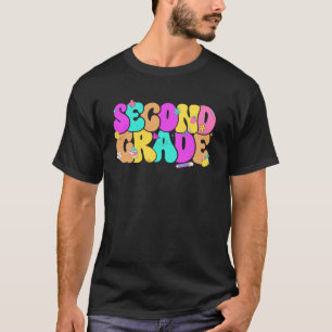 Groovy 2. Klasse Zurück zur Schule Bleistift Flor T-Shirt