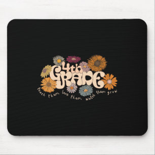 Groovy 4th 4th Grade Teacher Beleg ihnen Liebe Th Mousepad