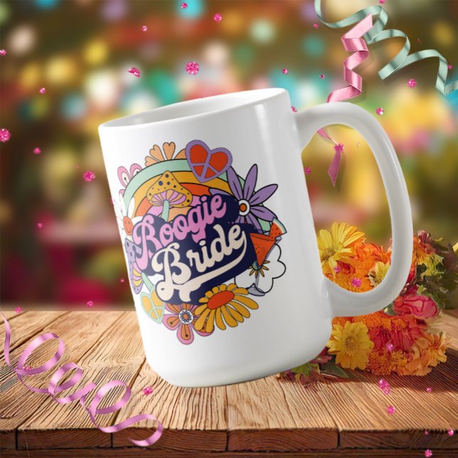 Groovy 70er Bachelorette Boogie Bride ID929 Kaffeetasse (Von Creator hochgeladen)