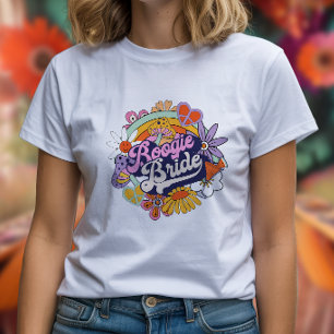 Groovy 70er Bachelorette Boogie Bride ID929 T-Shirt