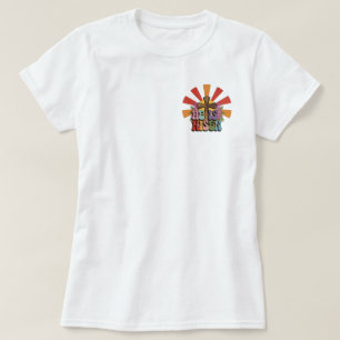 Groovy 70er Er ist ein Risen des Sonnenbrands T-Shirt