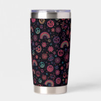 Groovy 70er Jahre Psychedelic Becher | Smiley-Gesi