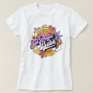 Groovy 70er-Junggesellinnen-Party Tänzerin ID929 T-Shirt