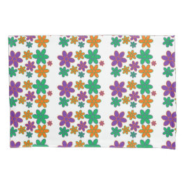 Groovy 70er Style Blume Tissue Paper Kissenbezug