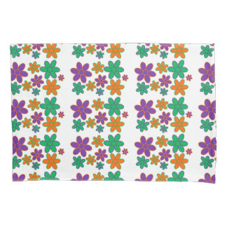 Groovy 70er Style Blume Tissue Paper Kissenbezug