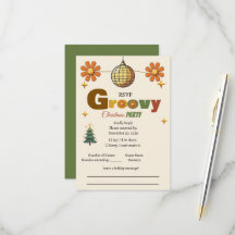 Groovy 70er Weihnachtsfeier