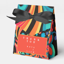 Groovy 70s geschenkschachtel