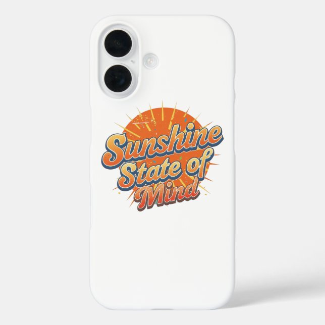 Groovy 70s Style Summer Sunset Case-Mate iPhone Hülle (Rückseite)