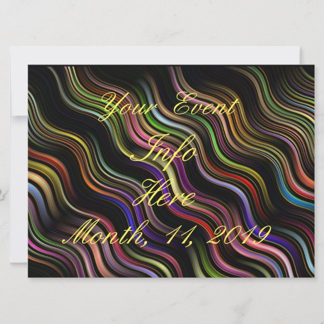 Groovy 70's Wavy Hippie Psychedelic (Vorderseite)
