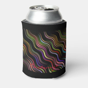 Groovy 70's Wavy Hippie Psychedelic Dosenkühler