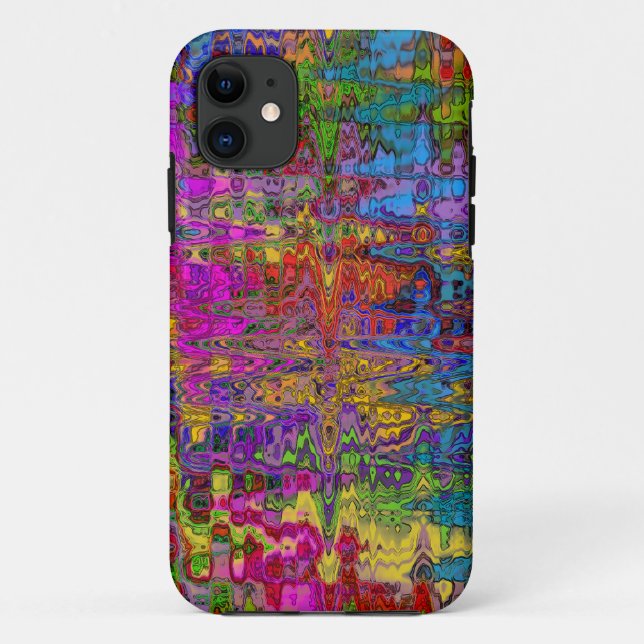 Groovy Abstrakt Case-Mate iPhone Hülle (Rückseite)