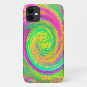 Groovy, Abstrakt, Lila und Gelb Rainbow Swirl Case-Mate iPhone Hülle