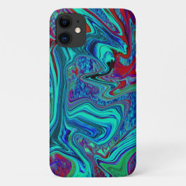 Groovy Abstrakt Retro Kunst, Dichtung und Musik Case-Mate iPhone Hülle