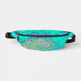 Groovy Abstrakt Retro Rainbow Liquid Swirl Bauchtasche
