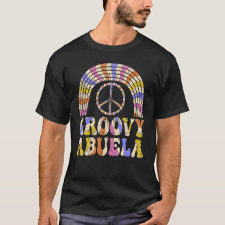 Groovy Abuela 70er Ästhetische Nostalgie in den 19 T-Shirt